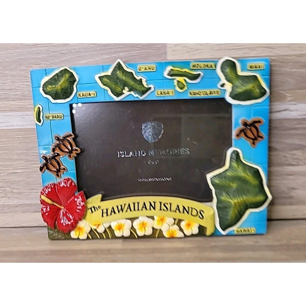 2 Hawaii‎ 3D Picture Photo Frames For Vacation Pictures 4" x 6" Hawaiian Islands - Picture 4 of 7